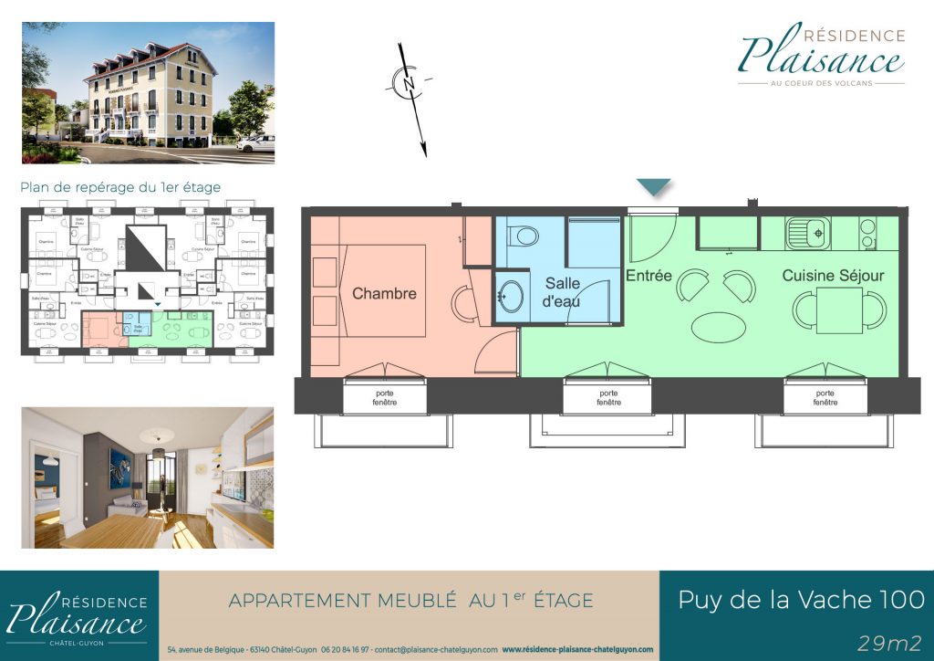 location logement thermes Châtel-Guyon