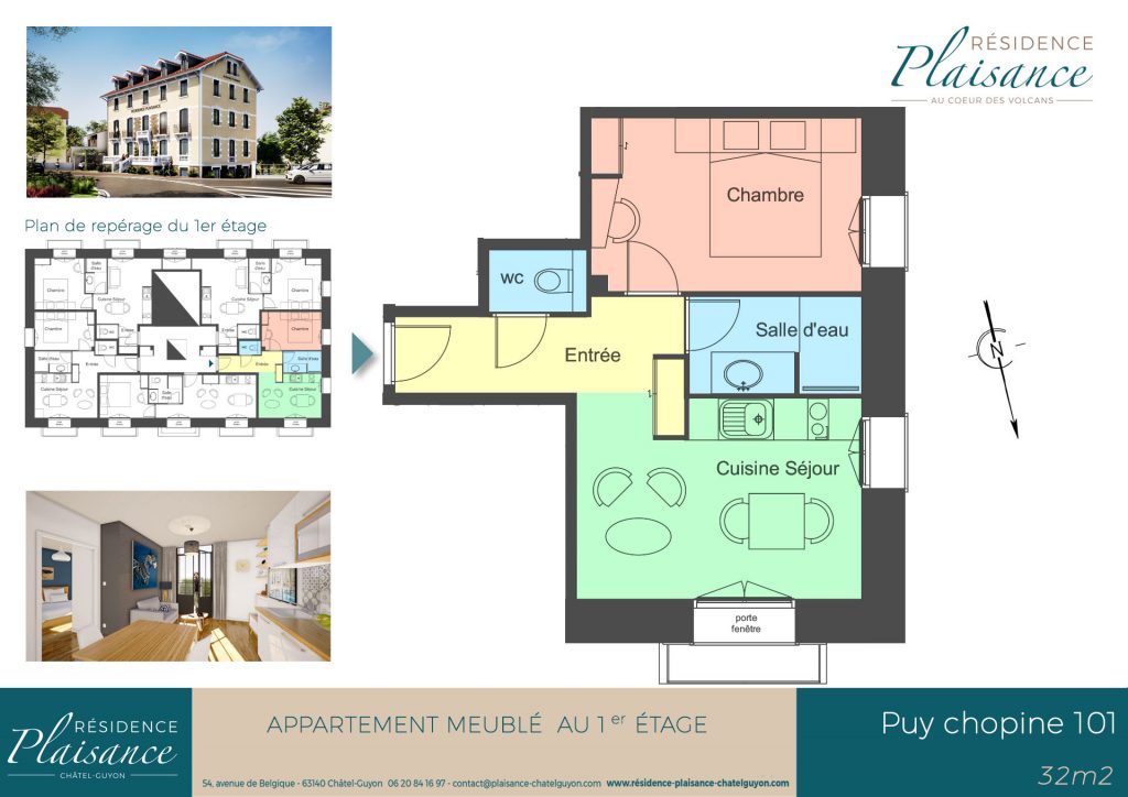 location logement thermes Châtel-Guyon