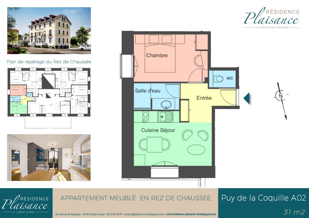 location meublé Châtel-Guyon