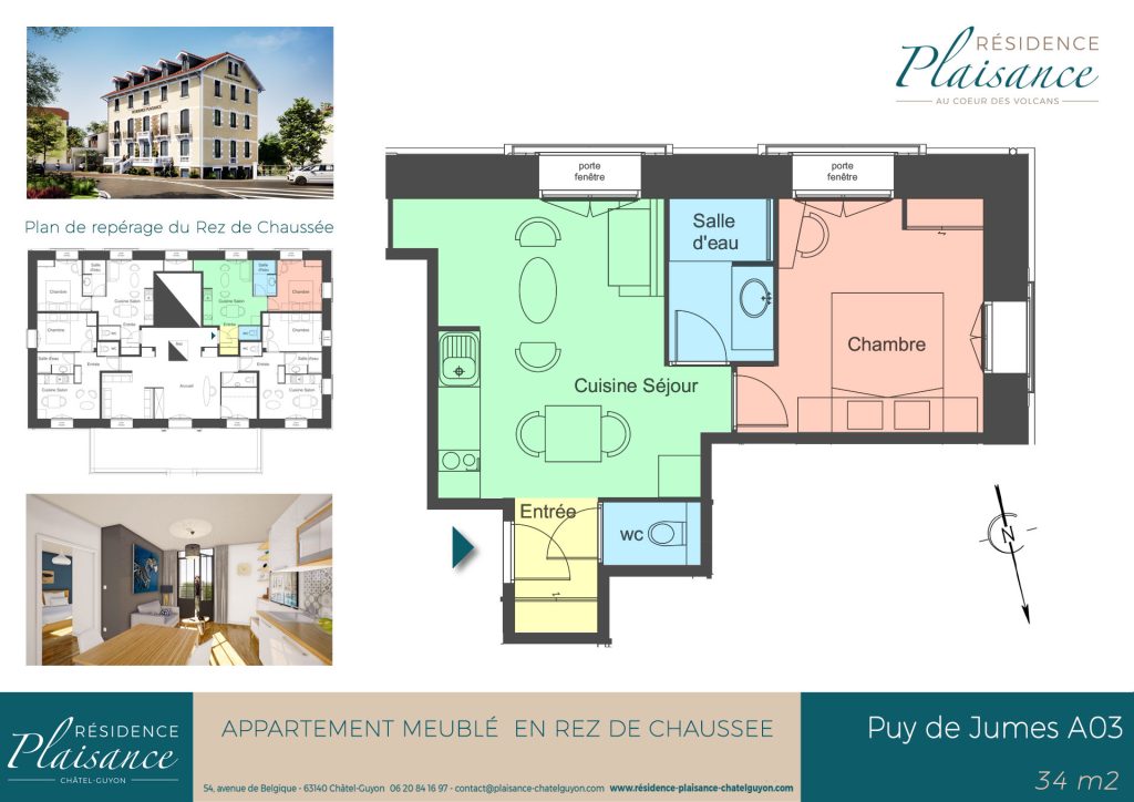 Appartement Résidence Plaisance Châtel-guyon