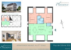 Appartement Résidence Plaisance Châtel-guyon